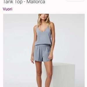 NWT- Vuori Mallorca Tank and Shorts Set